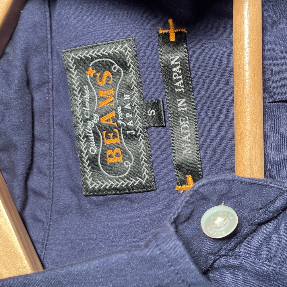 Beams+ SS Navy Shirt size SM